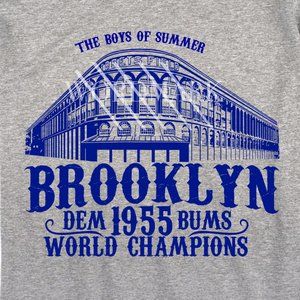 Ebbets Field Brooklyn 1955 Champions Shirt